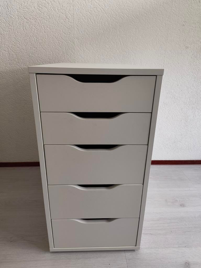 IKEA Alex ladekast met 5 laden, Huis en Inrichting, Kasten | Ladekasten, Ophalen, Minder dan 50 cm, Gebruikt, 5 laden of meer