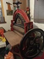 Ouderwetse mangel, groot model, Antiek en Kunst, Ophalen