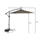 Zweef parasol, Tuin en Terras, Parasols, Ophalen, Gebruikt, 2 tot 3 meter, Zweefparasol