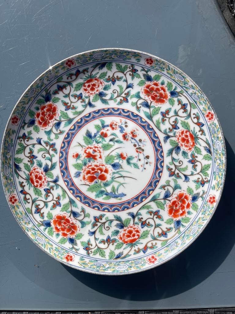 Takahashi China Garden porseleinen bord Japan, Antiek en Kunst, Antiek | Porselein, Ophalen of Verzenden