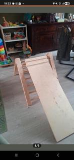 Pikler Driehoek met Glijbaan/Klimplank - Houten Klimrek, Ophalen of Verzenden, Gebruikt, Klimwand