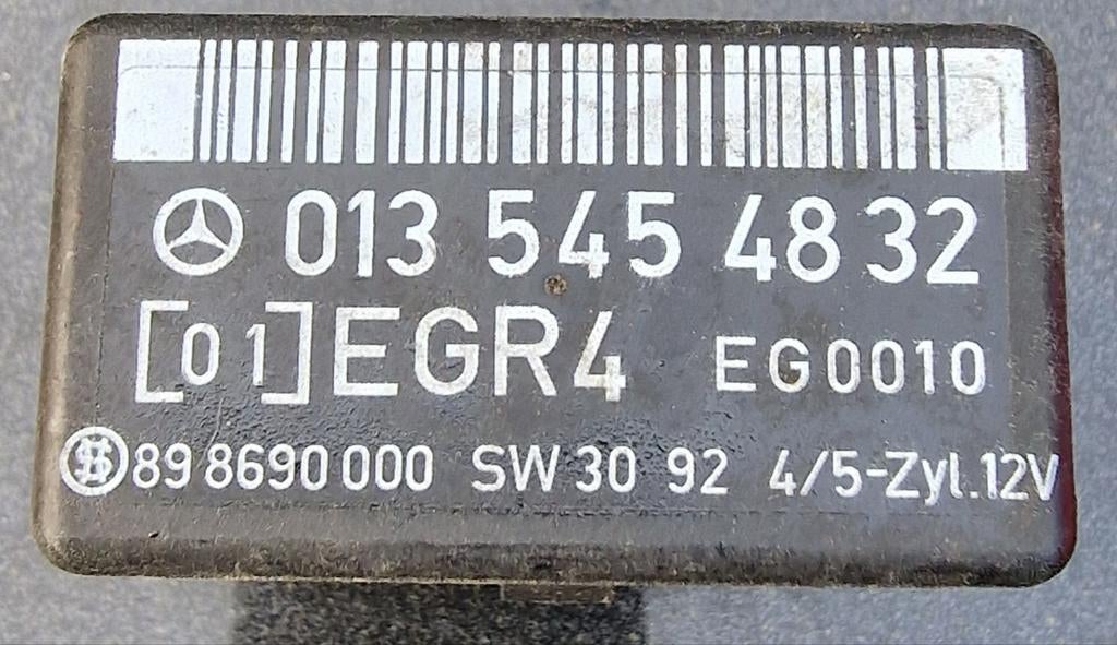 Mercedes EGR Relais 013 545 48 32 W123 W124 met houder, Ophalen of Verzenden