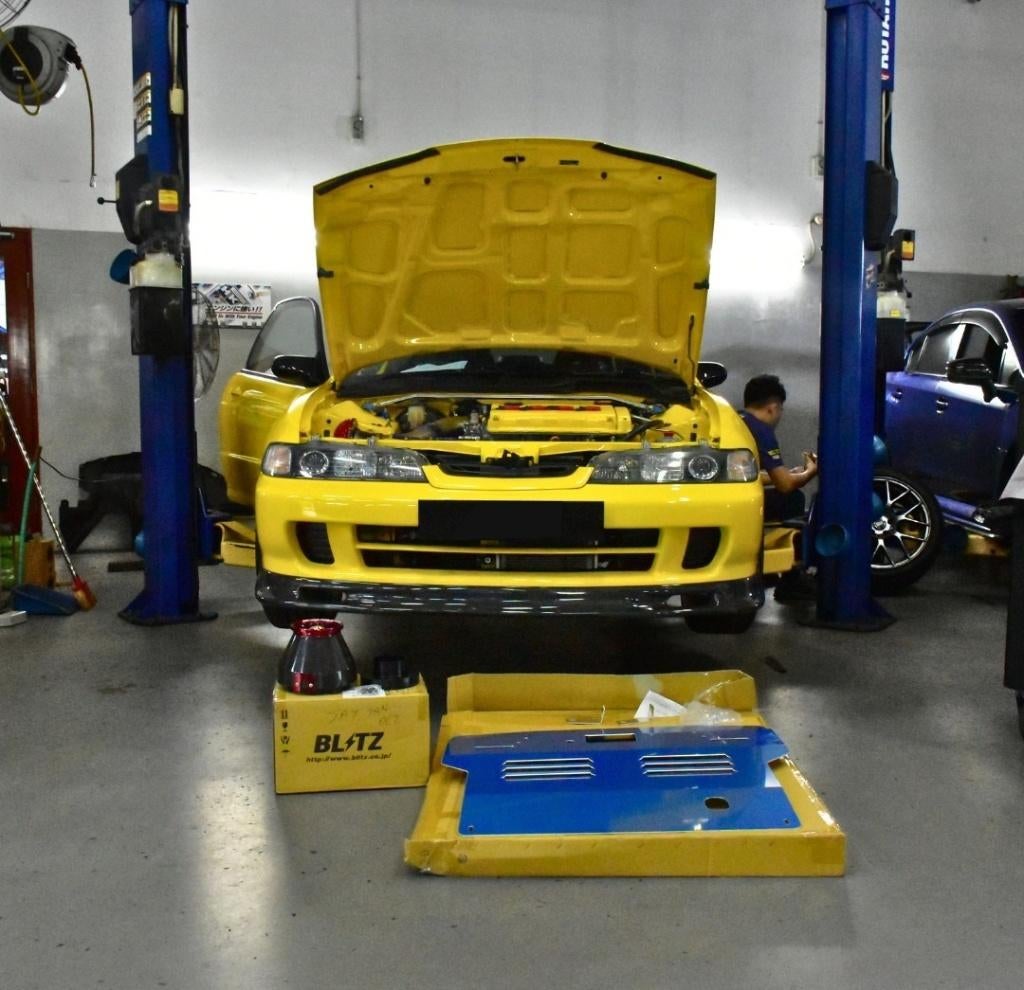 Beatrush bodemplaat motorplaat radiator paneel - Integra DC2, Auto diversen, Tuning en Styling, Ophalen of Verzenden