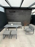 Luxe Dining Loungeset Monaco – 6 Personen – Antraciet, Tuin en Terras, Tuinsets en Loungesets, Ophalen, Gebruikt, Eettafel, 6 zitplaatsen