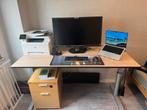 In hoogte verstelbaar bureau 80x160 cm/computer desk, Huis en Inrichting, Kasten | Computermeubels, Ophalen, 70 tot 120 cm, Zo goed als nieuw