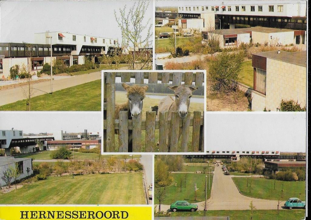 Goeree overflakkee hernesseroord ansichtkaart ( a740 gelopen, Verzamelen, Ansichtkaarten | Nederland, Ophalen of Verzenden, 1980 tot heden