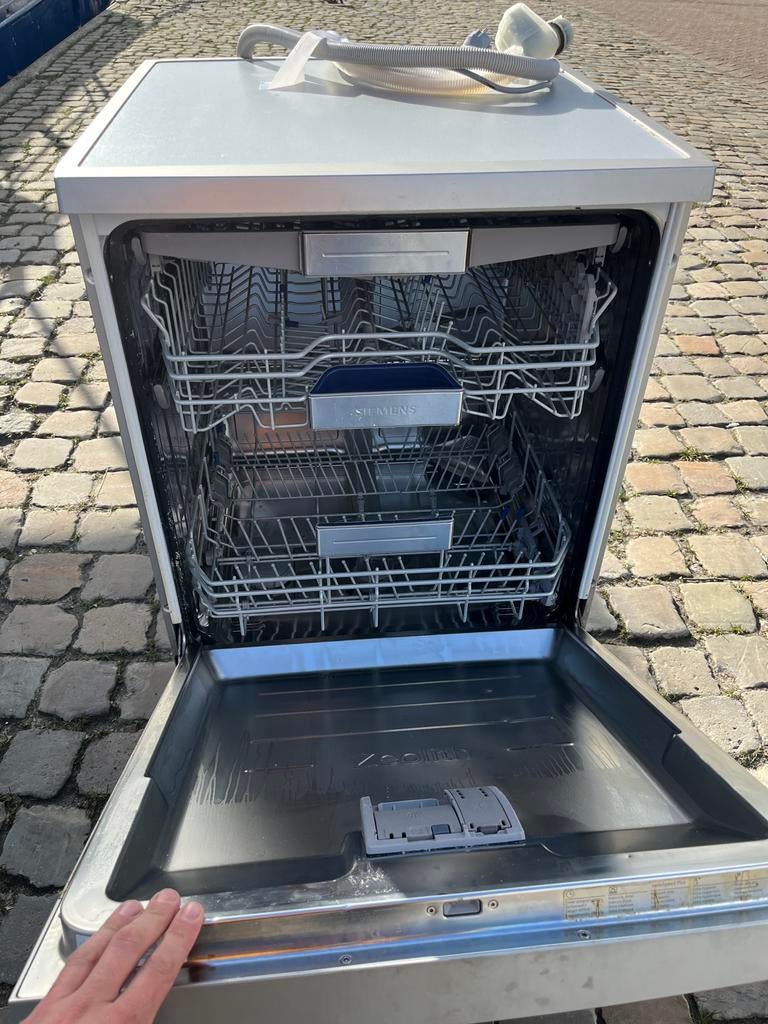 Siemens iQ500 Vaatwasser - RVS - Zeolith Droogtechniek, Ophalen, Gebruikt, 60 cm of meer, Minder dan 10 liter