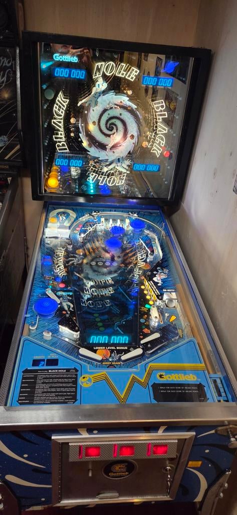 Gottlieb Black Hole flipperkast (US versie)., Verzamelen, Elektronisch, Zo goed als nieuw, Flipperkast, Gottlieb