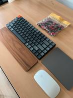 Keychron K3 Toetsenbord + Palmsteun + Optioneel Apple Set, Computers en Software, Ophalen, Toetsenbord en muis-set, Zo goed als nieuw