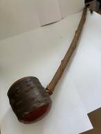 Grote rustieke sierpijp van takhout, Verzamelen, Ophalen of Verzenden, Zo goed als nieuw, (Water)pijp