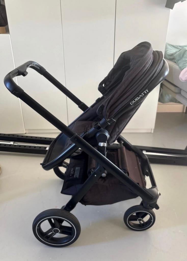 Dubatti kinderwagen en maci cosi inclusief isofix, Ophalen, Gebruikt, Voetenzak