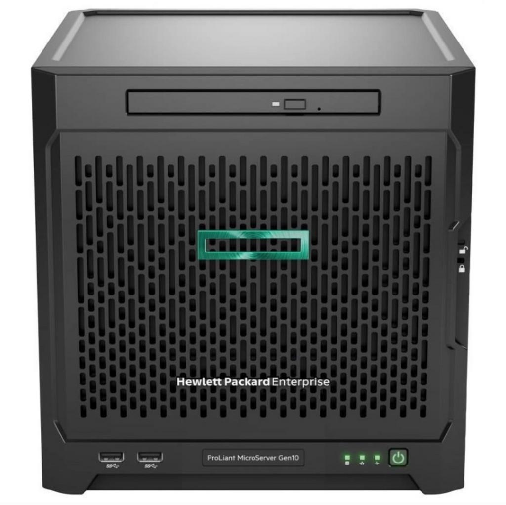 HPE ProLiant MicroServer Gen10 (3.5” HD optioneel), Computers en Software, Servers, Gebruikt, 2 tot 3 Ghz, 8 GB, Hot swappable onderdelen