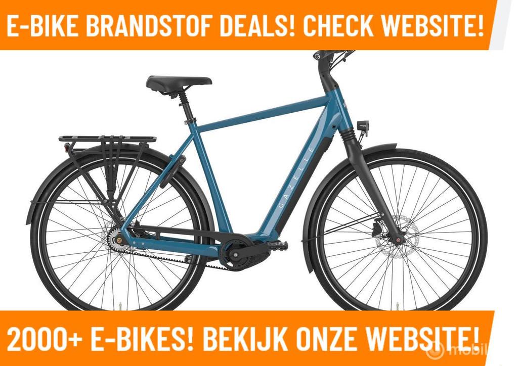 Gazelle Chamonix C5 HMS Elektrische fiets met midden motor!, Gazelle