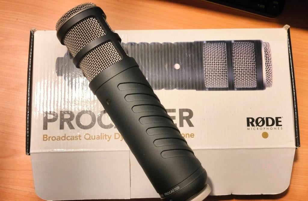 Rode Procaster met PSM-1 Shockmount, Muziek en Instrumenten, Microfoons, Zo goed als nieuw, Studiomicrofoon, Ophalen of Verzenden