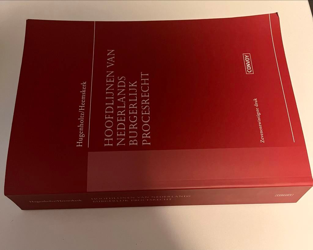 Hoofdlijnen Nederlands Burgerlijk Procesrecht - Nieuw, Boeken, Ophalen of Verzenden, Gamma, Nieuw, WO