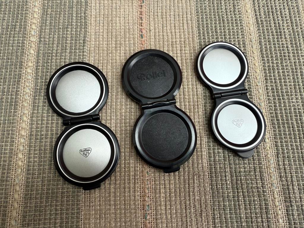 Rolleiflex 2.8F 3.5F TLR Lensdop Lens Cap Cover Rollei, Ophalen of Verzenden, Gebruikt