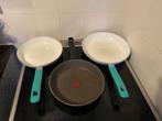 Keuken pannen, Ophalen of Verzenden, Zo goed als nieuw, Rvs, Pannenset