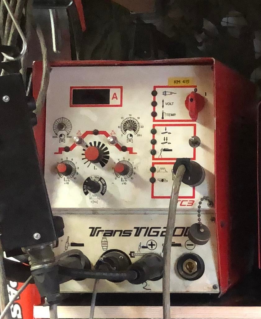 Fronius Lasapparaat TIG TT200 DC, Doe-het-zelf en Verbouw, Ophalen, Gebruikt, 150 tot 250 ampère, Tig