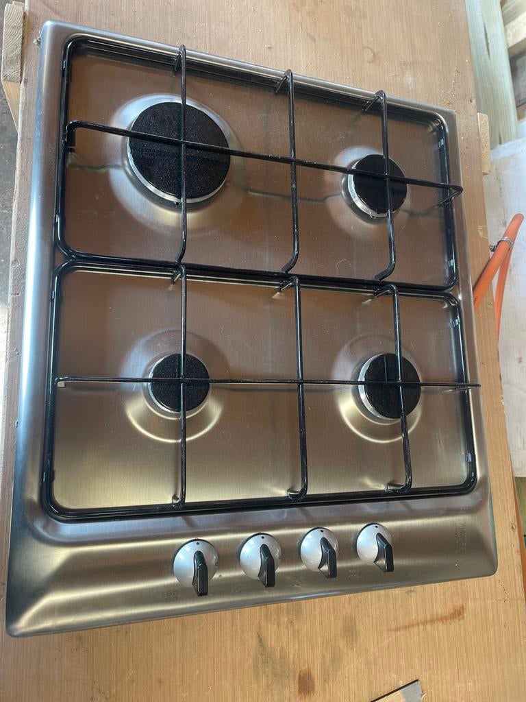 Propaan gasfornuis - 4 pitten - RVS, Ophalen, Gebruikt, 4 kookzones, Gas