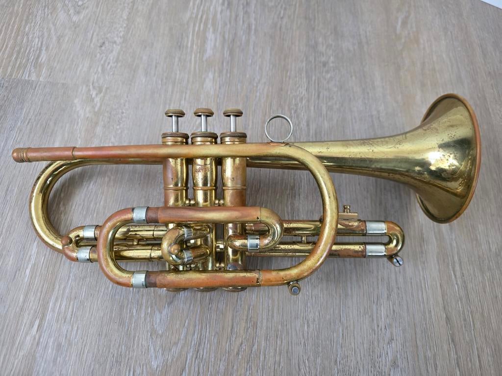 Olds B85 cornet, Muziek en Instrumenten, Ophalen, Gebruikt