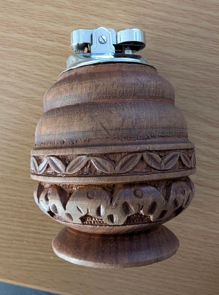 Houten tafelaansteker, Ophalen of Verzenden