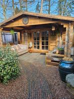 Oude Toscaanse Geglazuurde Potten -  4 stuks, Tuin en Terras, Bloempotten, Gebruikt, Ophalen of Verzenden, Balkon, Terracotta