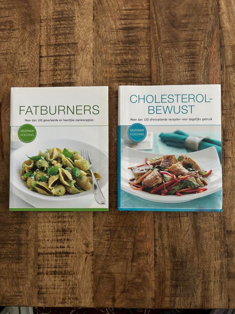 Kookboeken: Fatburners & Cholesterol-Bewust (2 stuks), Boeken, Kookboeken, Hoofdgerechten, Ophalen of Verzenden, Zo goed als nieuw