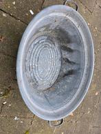 2 Oude Zinken Wastobbes - 2 Vintage Zinken Badkuipen, Ophalen