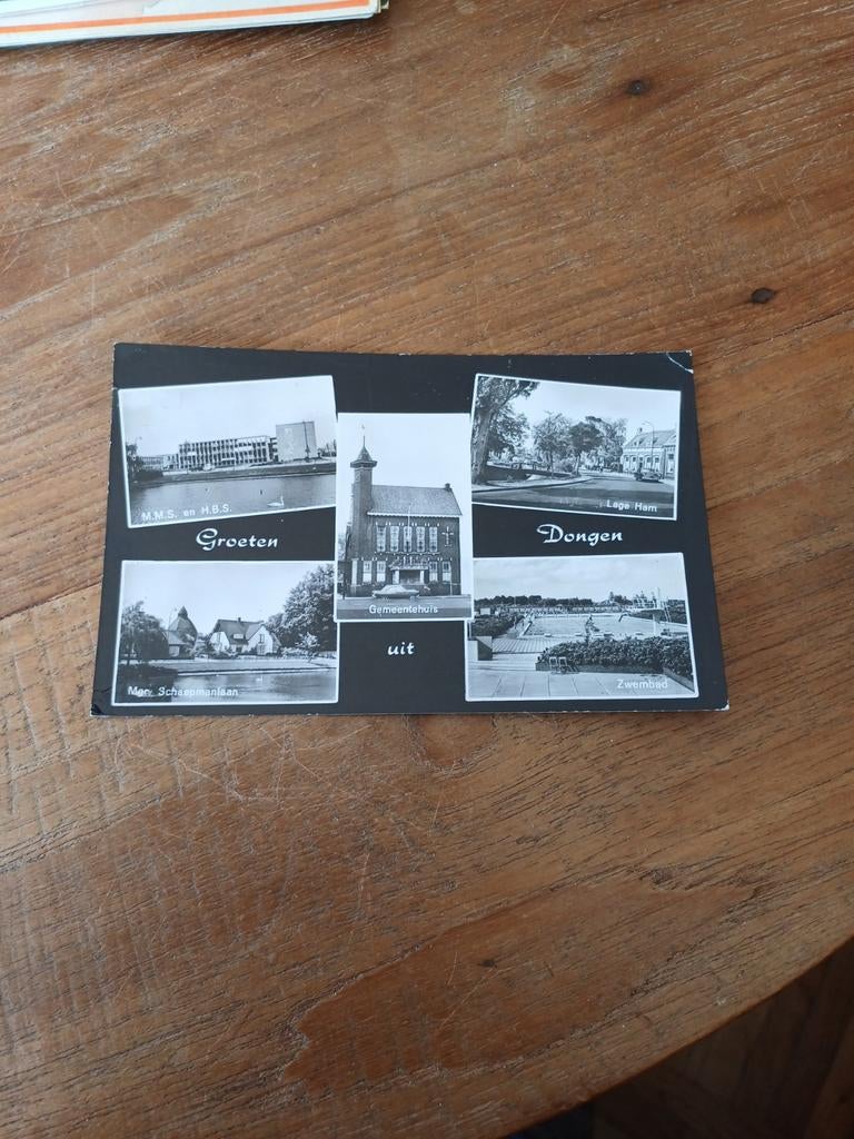 Ansichtkaart Dongen 5 afbeeldingen 1971, Ophalen of Verzenden, 1960 tot 1980, Noord-Brabant
