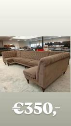 Chesterfield design hoekbank 370x120x160cm, Huis en Inrichting, Banken | Bankstellen, ., Hoekbank, 300 cm of meer, Ophalen of Verzenden
