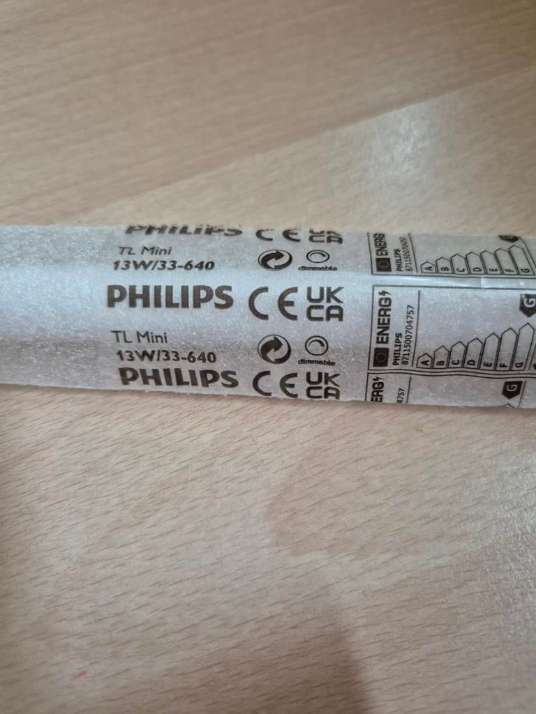 4 Philips TL Lampen 13W/33-640 - Nieuw!, Ophalen of Verzenden, Nieuw, Minder dan 50 watt, Lamp