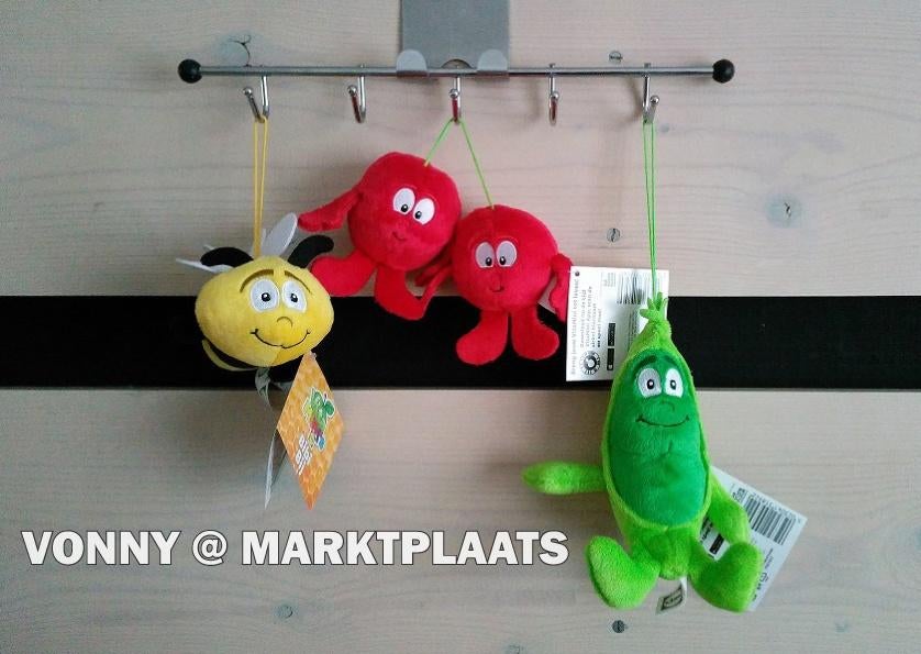 Lidl Vitaminis Bibi Bij Kim Karim Kers Stephanie Sperzieboon, Verzamelen, Supermarktacties, Lidl, Ophalen of Verzenden