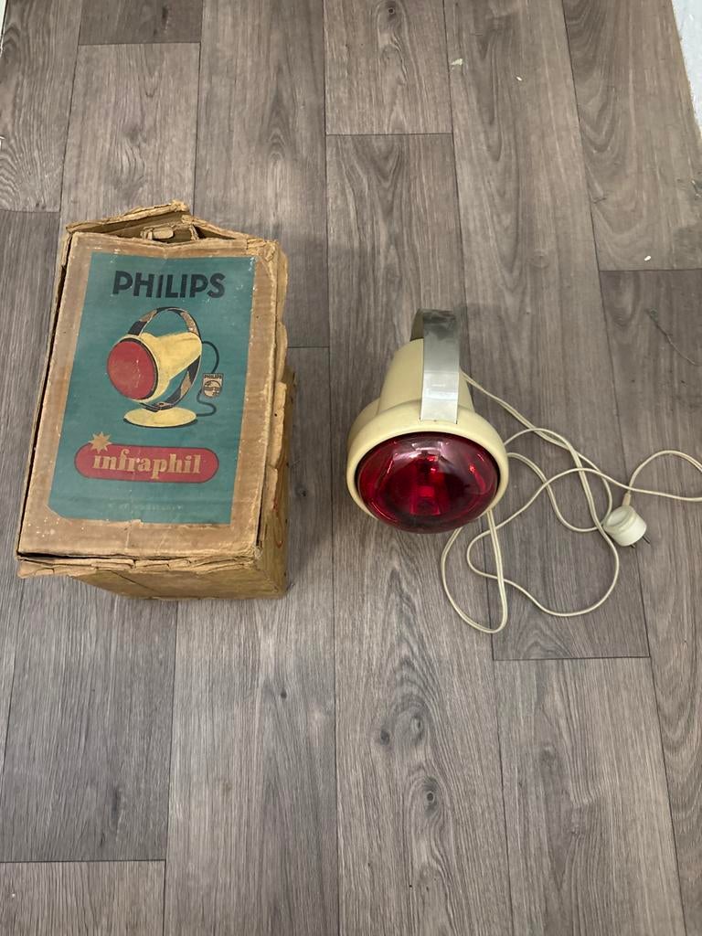 Vintage Philips Infraroodlamp, Ophalen of Verzenden, Zo goed als nieuw