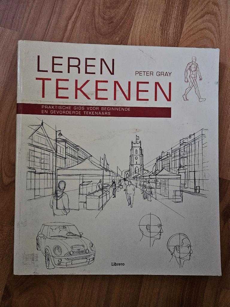 boek Leren tekenen, Ophalen of Verzenden, Zo goed als nieuw, Sport, Hobby en Vrije tijd