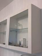 Ikea Bovenkasten met Glazen Deuren en Planken, Ophalen, Zo goed als nieuw