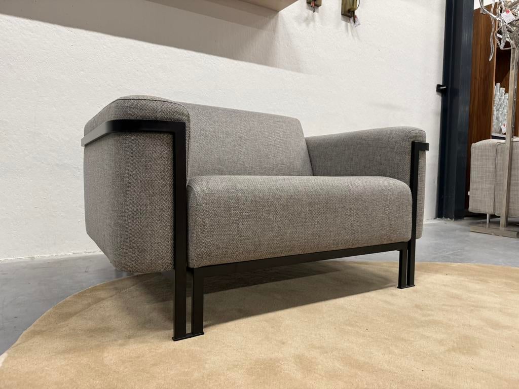 Nieuw Harvink Flink 1,5 Zits Bank Grijs stof Design Fauteuil, Harvink, Nieuw, 75 tot 100 cm, Ophalen of Verzenden
