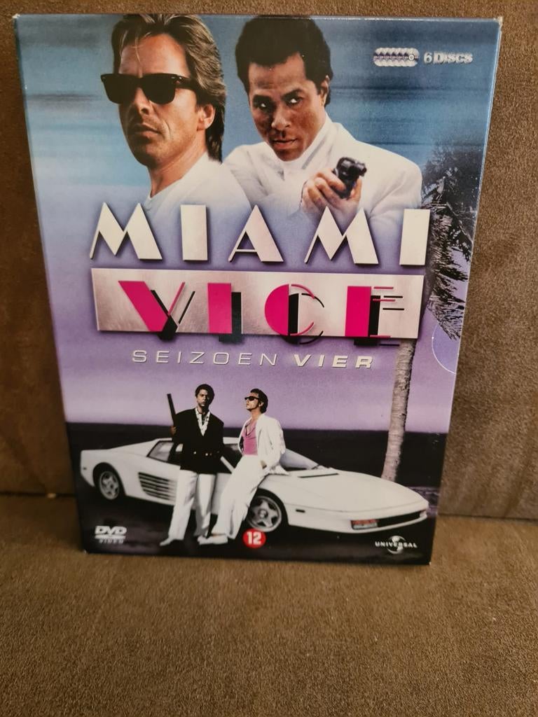 Miami Vice Seizoen 4 DVD Boxset - Actie & Avontuur, Gebruikt, Boxset, Ophalen of Verzenden, Actie en Avontuur