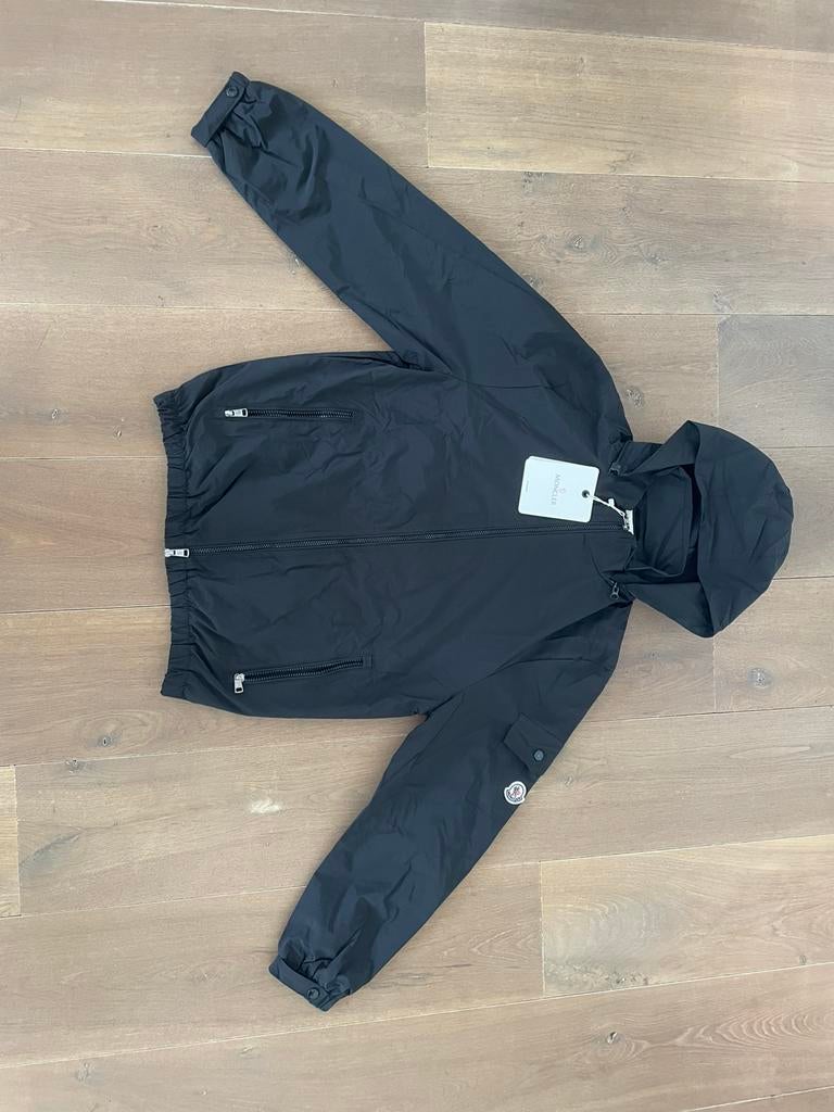 Moncler windbreaker, Kleding | Heren, Jassen | Zomer, Ophalen of Verzenden, Nieuw, Maat 48/50 (M), Zwart
