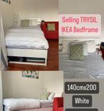 Ikea Badframe white, Gebruikt, 100 tot 150 cm, 200 cm of meer, Ophalen of Verzenden
