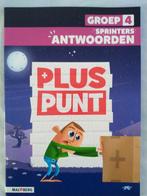 Pluspunt - Groep 4 - Sprinters antwoordenboek., Ophalen of Verzenden, Nieuw, Overige niveaus, Overige vakken