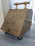 Antieke volledige koperen kolenbak 19 eeuws, Ophalen of Verzenden