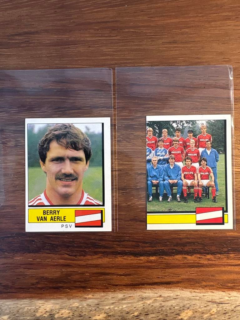 Panini PSV Voetbal 88 plaatjes Berry van Aerle en team, Ophalen of Verzenden, Nieuw, PSV, Poster, Plaatje of Sticker