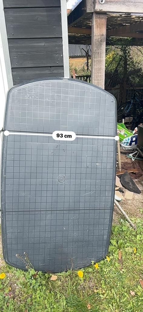 Inklapbare buitentafel, Tuin en Terras, Ophalen, Gebruikt, Rechthoekig, Kunststof