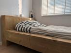 JORG 1-persoons bed oud steigerhout, Huis en Inrichting, Slaapkamer | Bedden, Ophalen, Gebruikt, 90 cm, Eenpersoons
