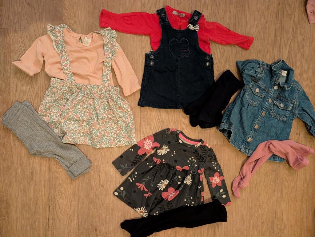 Pakket kleding (6 bundels) meisje 68, Ophalen of Verzenden, Zo goed als nieuw, Maat 68