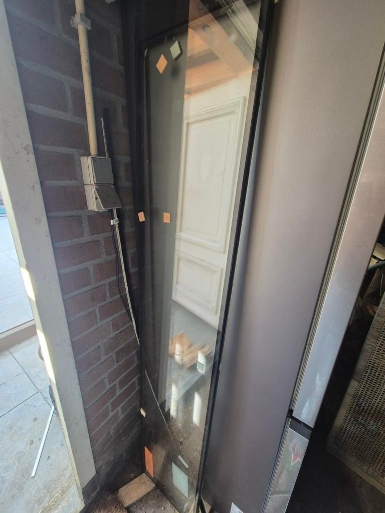 Voor 50 euro weg!  Ruit met zonwerende co, Ophalen, Gevelraam of Ruit, Gebruikt, Minder dan 80 cm