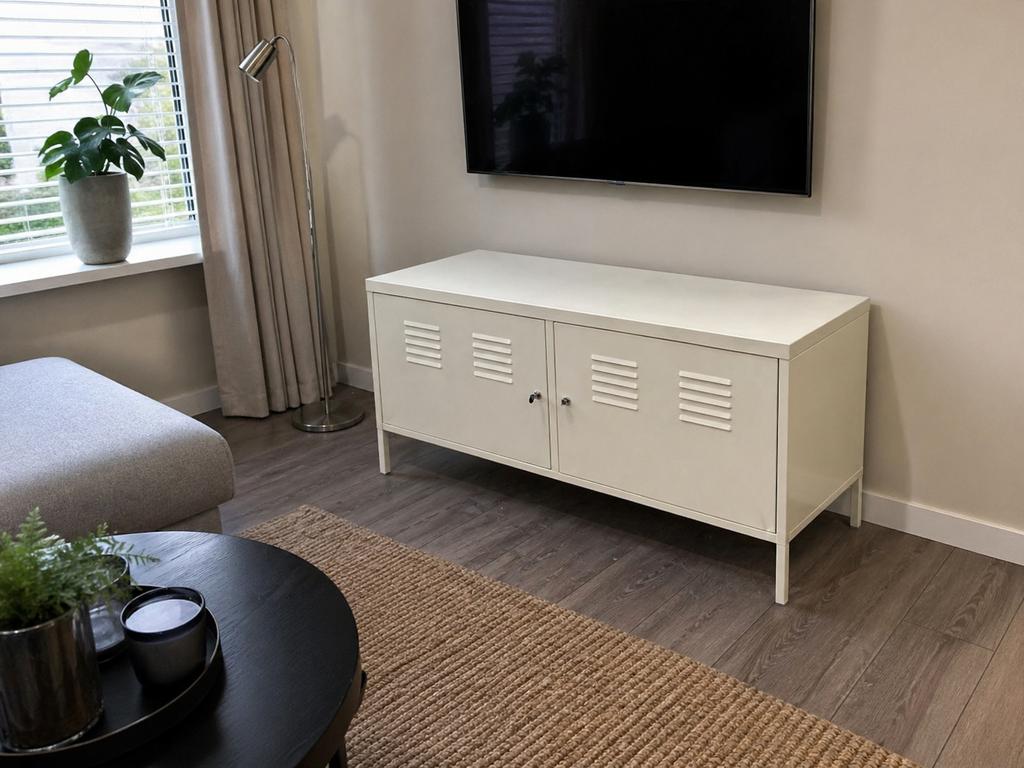 Ikea PS design lockerkast wit, Ophalen, Gebruikt, 25 tot 50 cm, Metaal