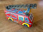 Vintage Blikken Mini Tokyo Brandweerauto, Verzamelen, Speelgoed, Ophalen of Verzenden, Gebruikt