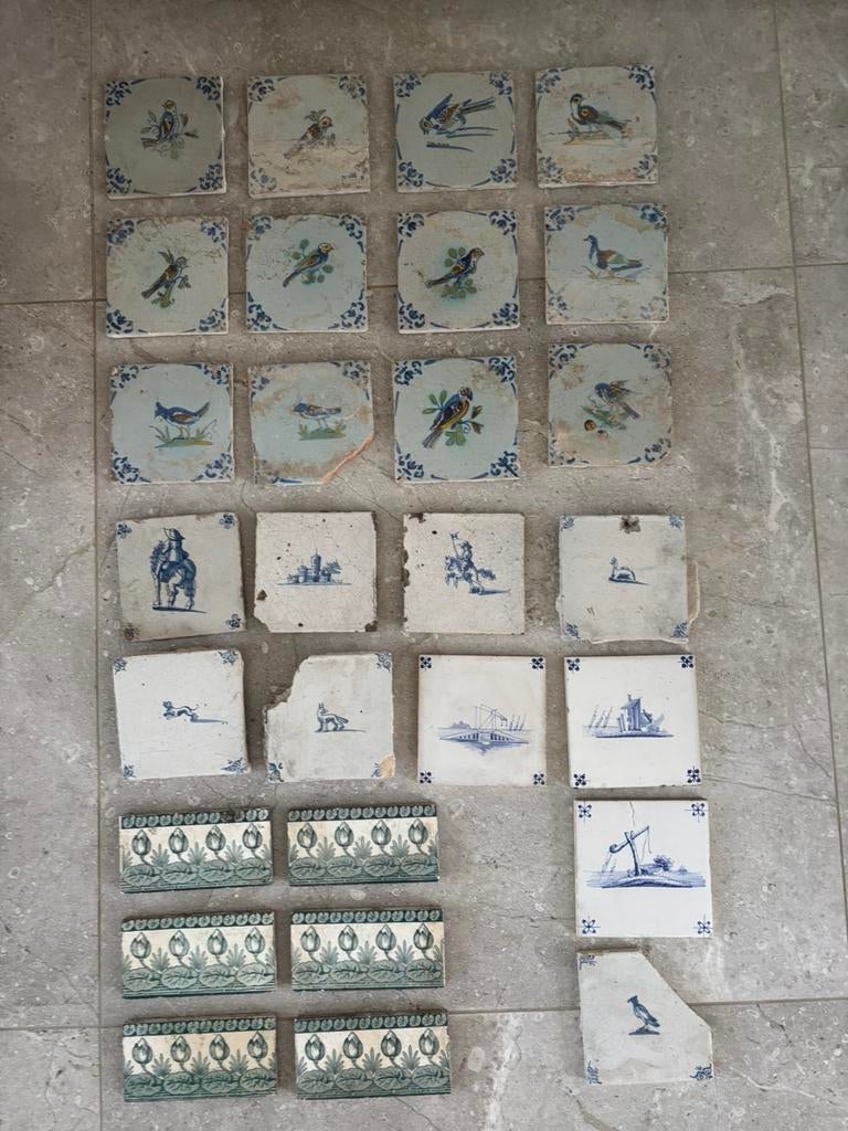 Oud Hollandse tegeltjes - Diverse motieven, Ophalen