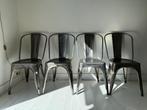 Tolix Chaise A stoel | Vernis | 4 stuks, Huis en Inrichting, Ophalen, Gebruikt, Metaal, Vier